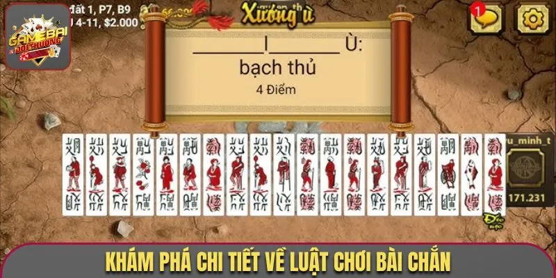Cùng Game Bài Đổi Thưởng tìm hiểu về luật chơi bài chắn
